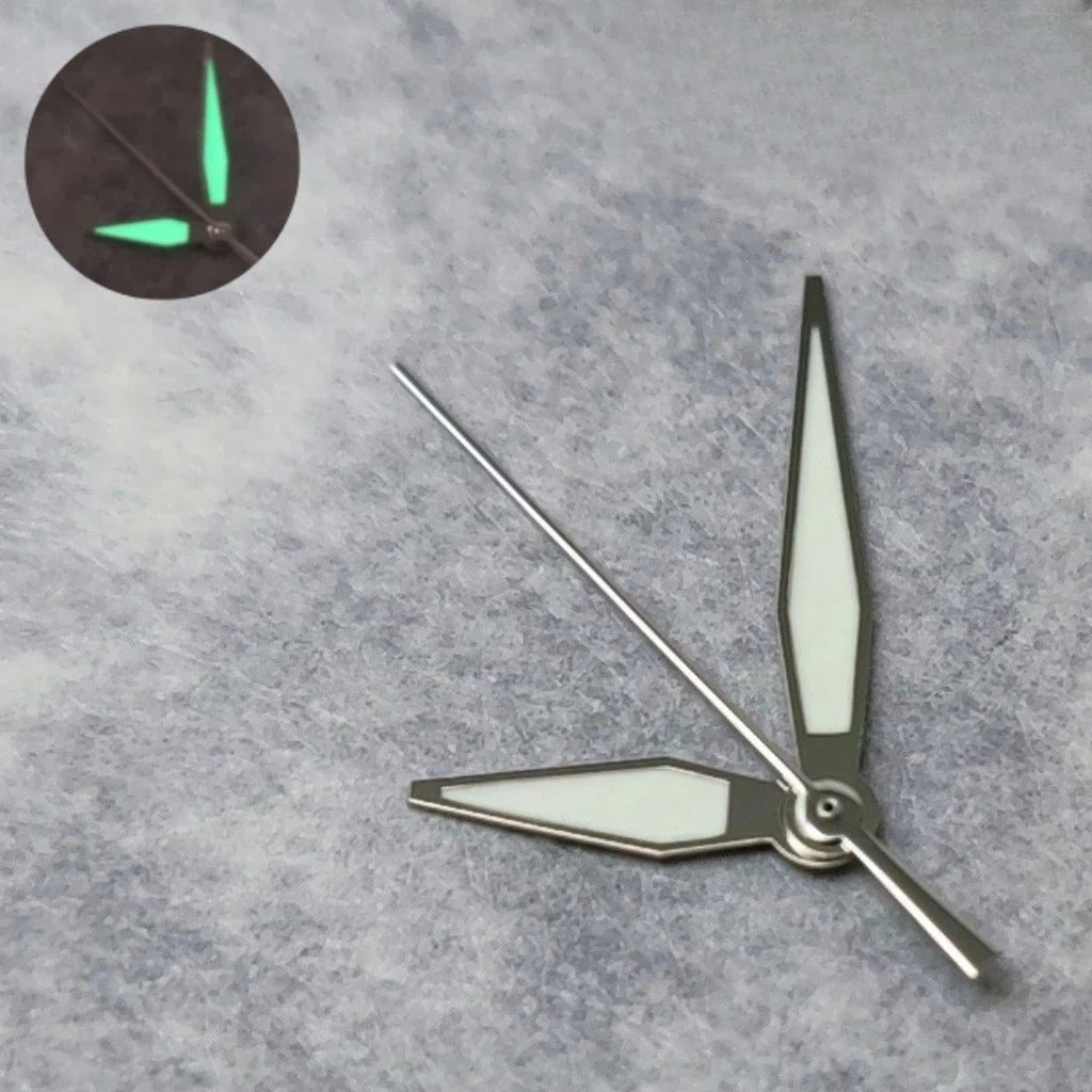C3 Green luminous Multicolor Watch Hands for NH34 NH35 4R35 NH36 4R36 Movement