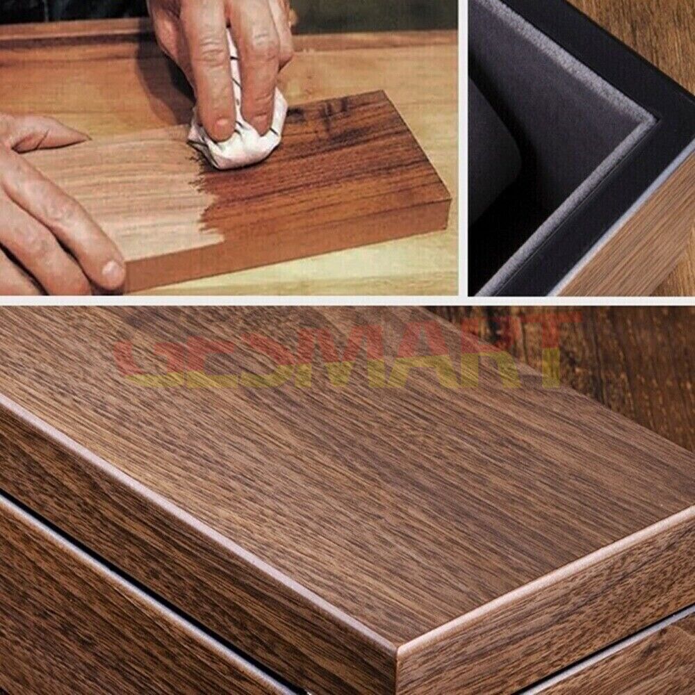 Walnut wood watch box organizer, featuring 6 slots for watches and jewelry storage, elegant display case.