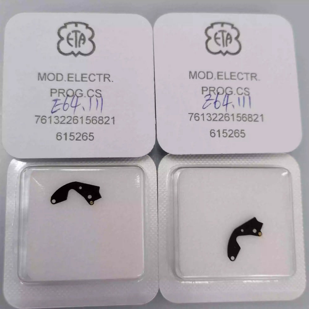 Swiss Made ETA E63.111 E64.111 watch circuit board for precise movement repair and replacement.
