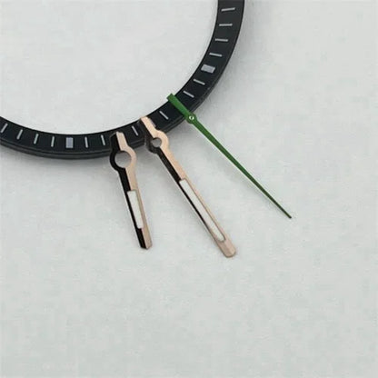 Green Luminous Logbook Watch Hands Green Orange Red Second Hand for NH35/NH36