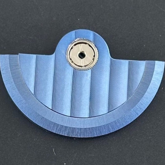 Modified Blue Geneva Pattern Rotor Oscillating Weight for NH35 NH36 Movement