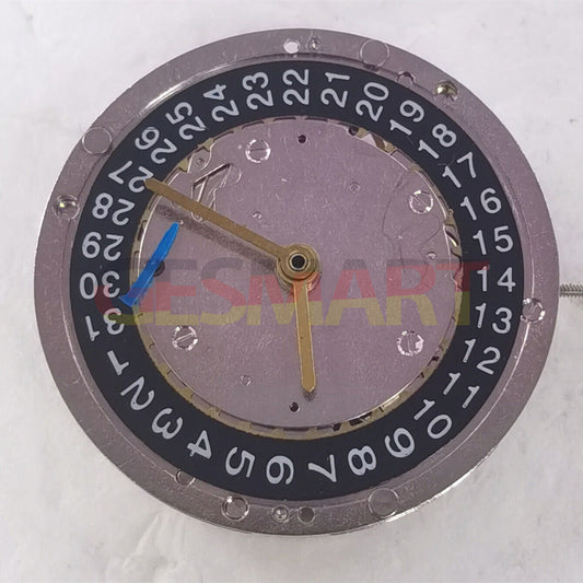 China Made watch with automatic mechanical movement, black dial, and small seconds subdial at 9 o'clock.