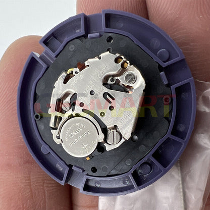Epson AS32A solar watch movement with 3 hands and date, authentic Japan-made precision component.
