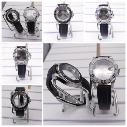40mm Watch Case Sapphire For NH35 NH36 NH34 Miyota8215 Eta2824 PT5000 YACHT