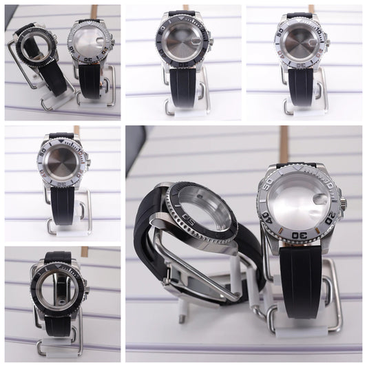 40mm Watch Case Sapphire For NH35 NH36 NH34 Miyota8215 Eta2824 PT5000 YACHT