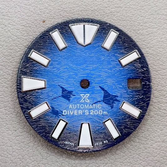 watch dial with S logo