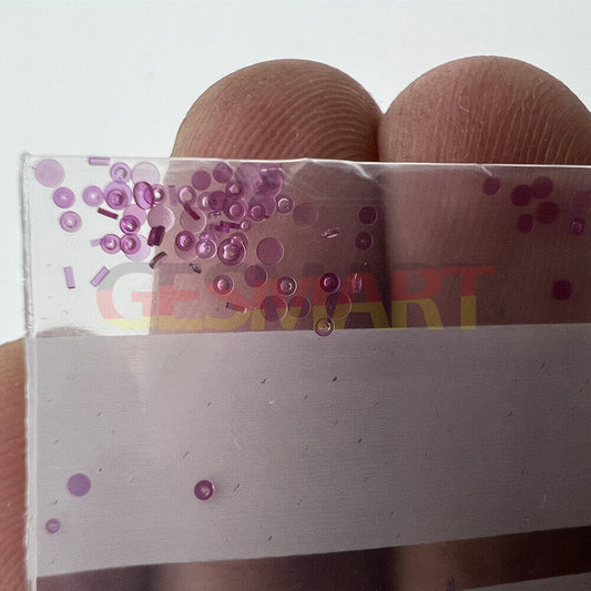 Lot de 100 pierres précieuses rouges pour réparation de montres et remplacements 