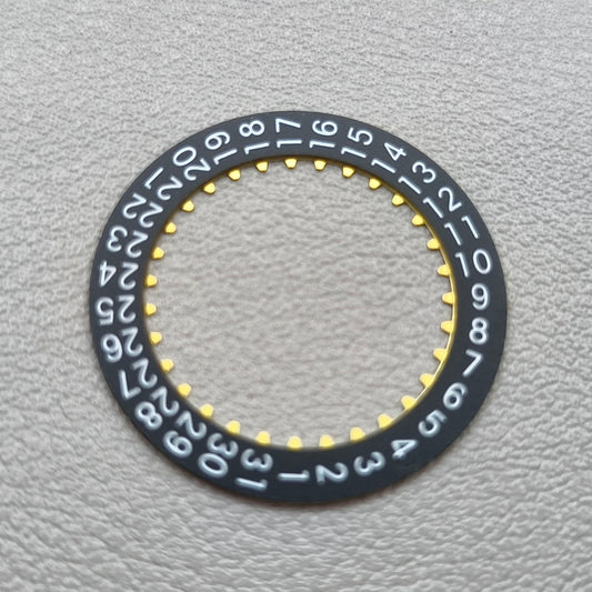 Black Date Disk Wheel Date Wheel Date@3 Generic for China Made 7750 Movement