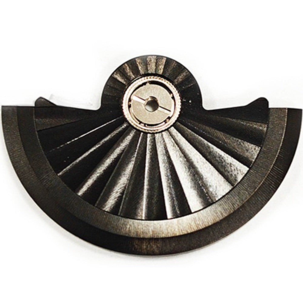 Black Mod Radioactive Stripe Rotor Oscillating Weight for NH35 NH36 Movement