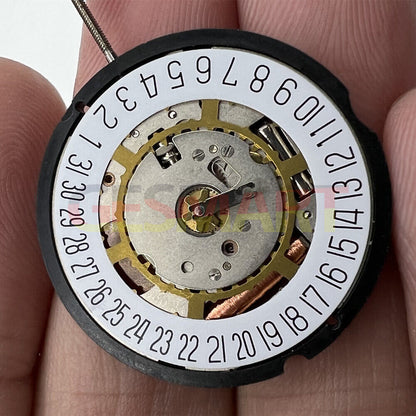 Mouvement de montre à quartz Ronda 714, date à 3/6, pièces suisses, 2 aiguilles de rechange