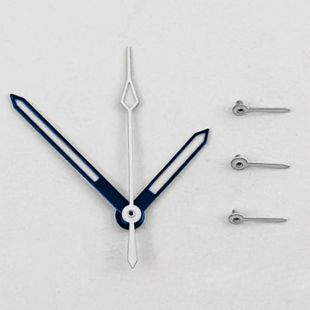 White Blue Pointer VK63 Hands 6 Pins Green Luminous Suitable for VK63A VK64