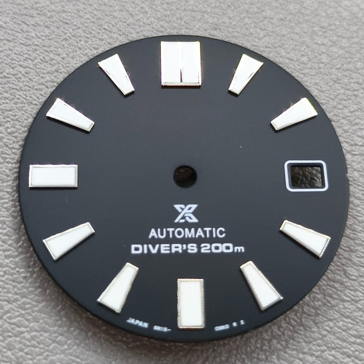 28.5mm Green Luminous Black Modified Watch Dial for NH35 NH36 Movement