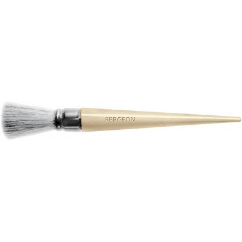 Bergeon 1307-02 watch brush with soft white bristles for delicate cleaning of watch components