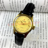 China Liaocheng TAISHAN Manual Mechanical Lady Watch 19 Jews Golden Nail