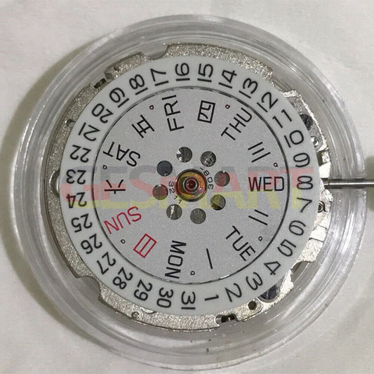 Miyota/Citizen 8200 automatic mechanical watch movement with double calendar, precision Japanese craftsmanship