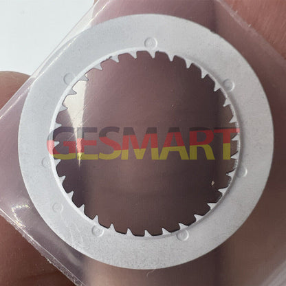 Golden date wheel with black background for NH35 NH36 watch movement