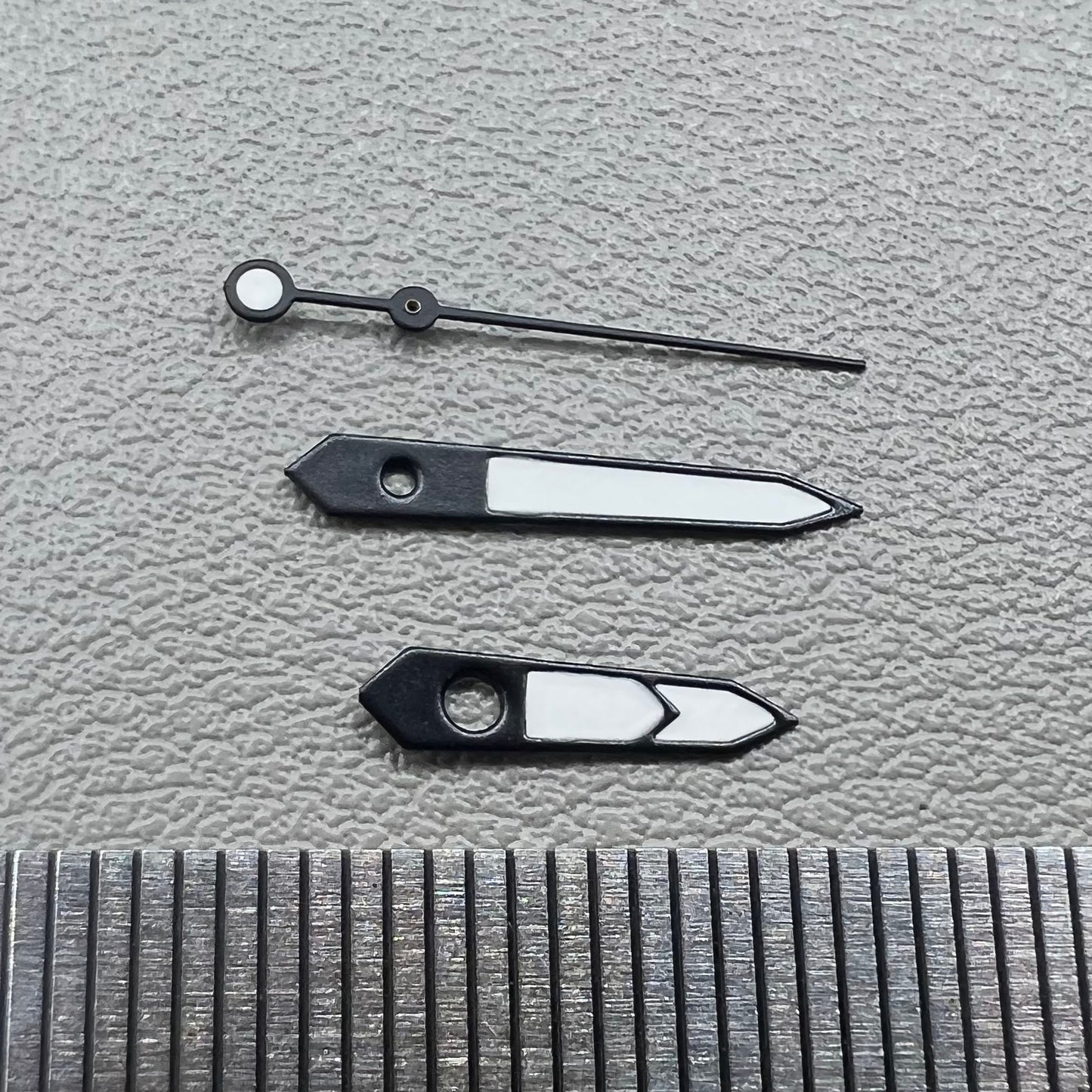 Green Lume White+Black Trim Watch Hands Set for NH35 NH36 7S26 NH70 NH72