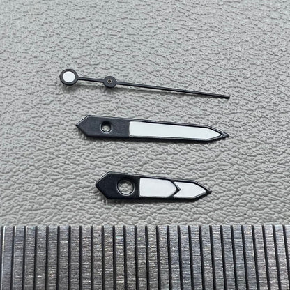 Green Lume White+Black Trim Watch Hands Set for NH35 NH36 7S26 NH70 NH72