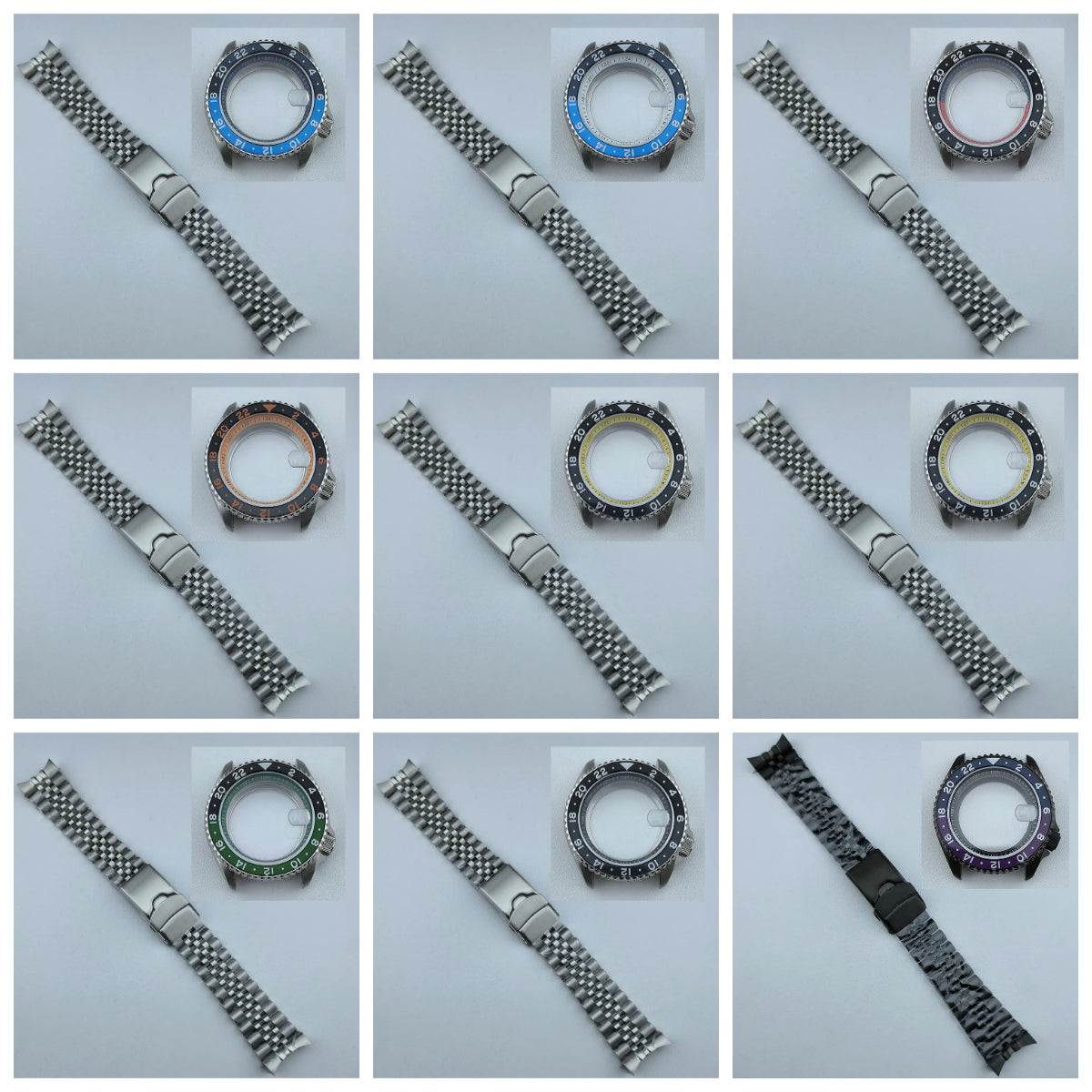 5 ATM 316L Steel Watch Case with Bezel for NH35 NH34 Movement Fit 28.5mm Dial