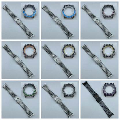 5 ATM 316L Steel Watch Case with Bezel for NH35 NH34 Movement Fit 28.5mm Dial