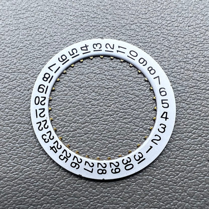 2 PIECES Date Disk Wheel Watch Day Dial Generic for ETA 2834 Movement