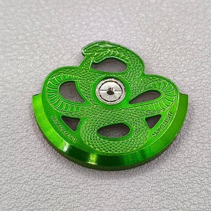 Green Hollow Snake Modified Rotor Oscillating Weight for NH35 NH36 Movement