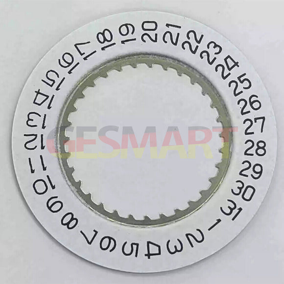 White Date Disk Wheel Date Wheel Date At 3 Fit for Ronda 5040D 5030D Movement