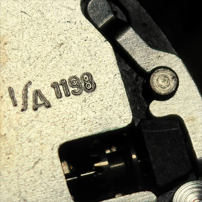 Swiss Made ISA1198 Quartz watch movement, no calendar, precision timekeeping for repairs and replacements.