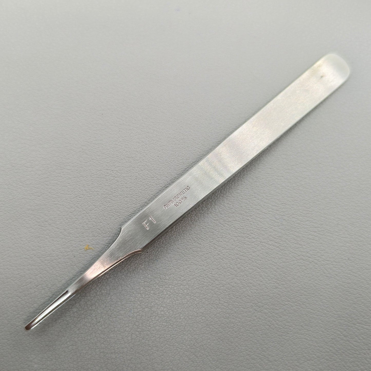 Swiss Horotec MSA12.302-F1 100% Antimagnetic Steel Tweezer