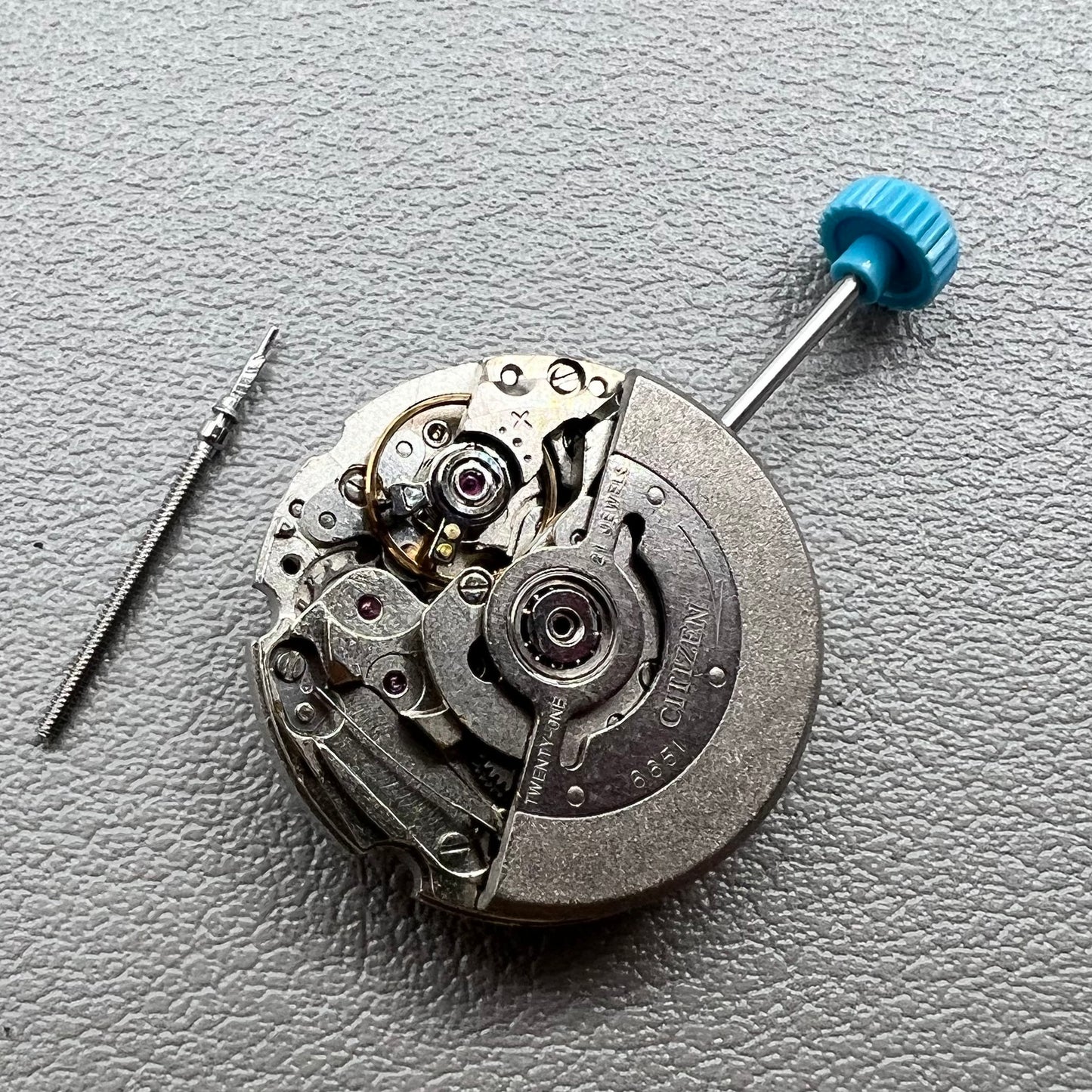 Mouvement mécanique automatique plaqué argent Miyota 6T51 Japon