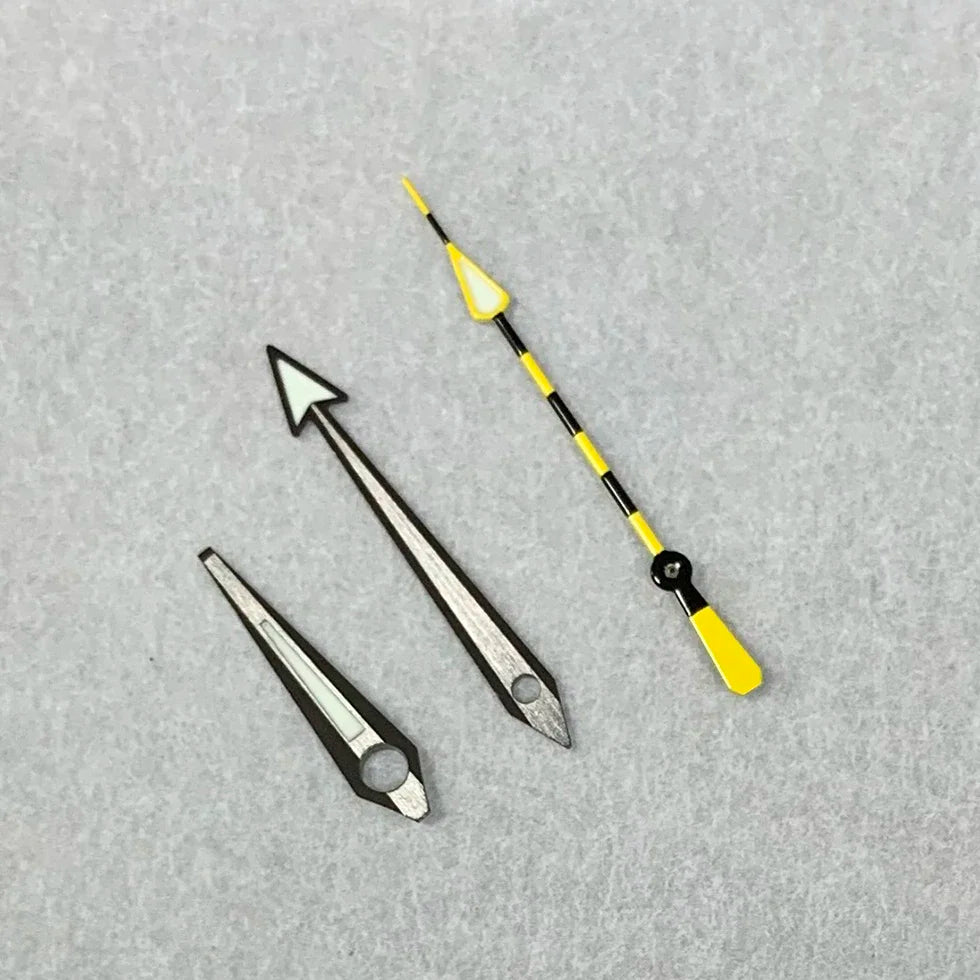 Blue Luminous Coloured Seconds Hand Set Retrofit Watch Hands for NH35/NH36/4R/7S