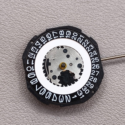 Japan PC32A Quartz Movement 3 Hands Black Disk H2 HCP2