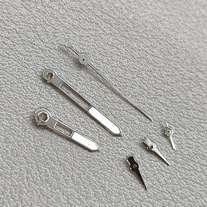 2 Sets/Pack Silver Trim Green Lume Watch Hands for Epson VD53 VD54 VD57 Movement