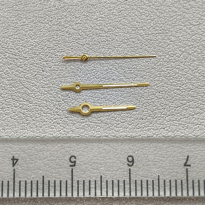 Golden Trim Watch Hands with Green Luminous for ETA 2892 2846 2836 2824