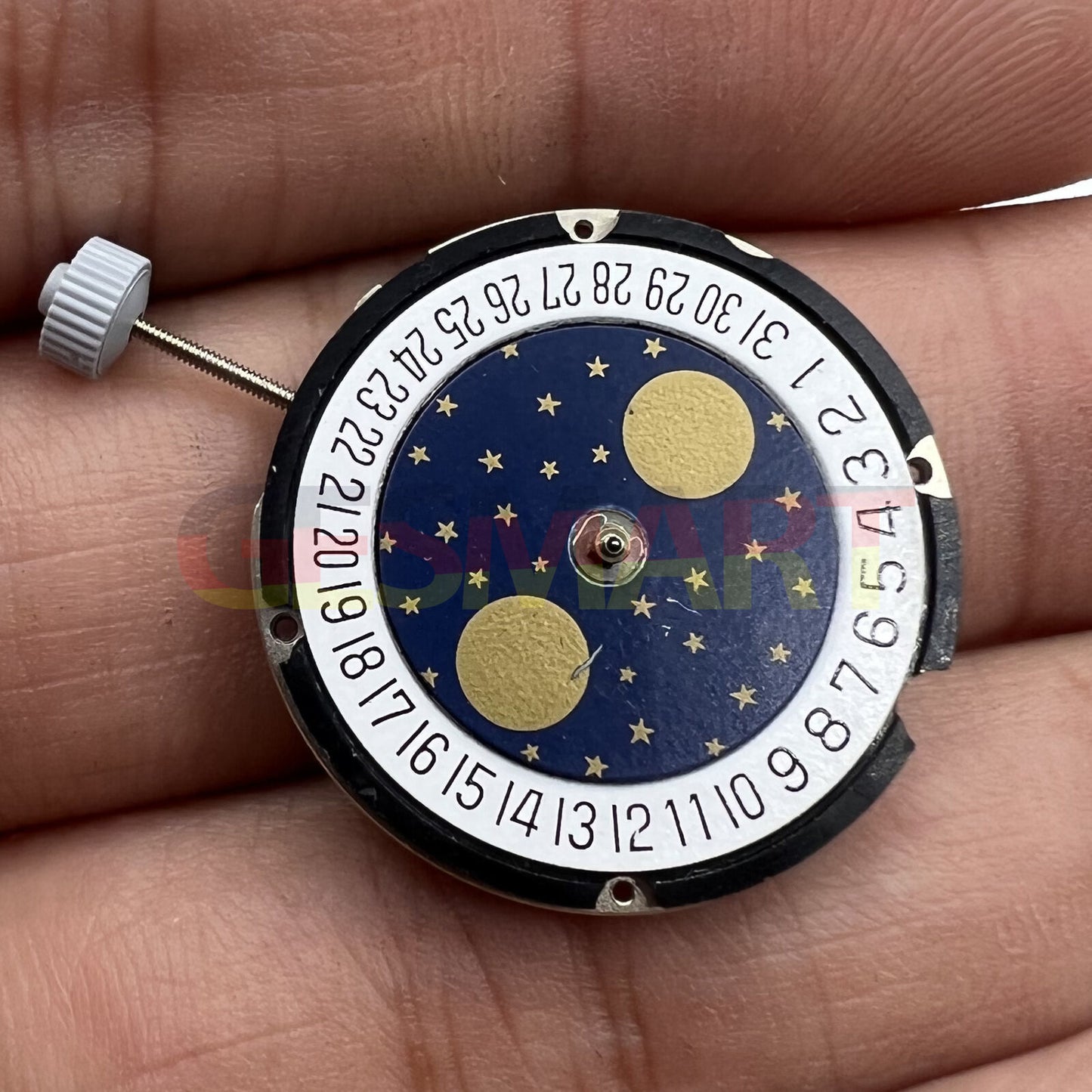 Mouvement de montre à quartz Ronda 708, date à 6 points suisses 