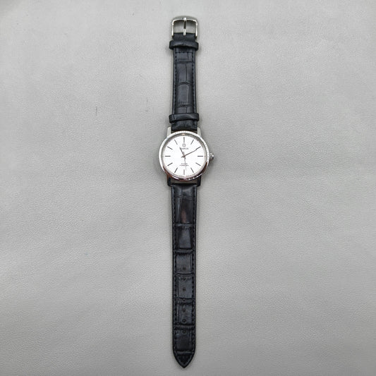 37mm China Baihua Black Strap Manual Mechanical Watch 19 Jews