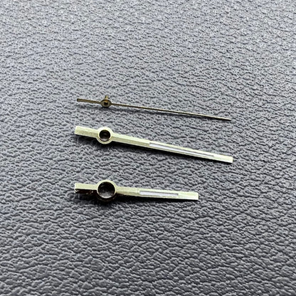 Green Lume Golden Trim Watch Hands for Miyota 8285 Movement Fit 31mm Watch Dial