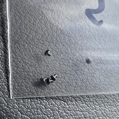 Set of 5 rotor screws for Miyota 9015 9130 watch movement, durable replacement parts.
