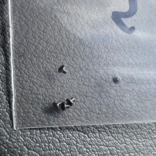 Set of 5 rotor screws for Miyota 9015 9130 watch movement, durable replacement parts.