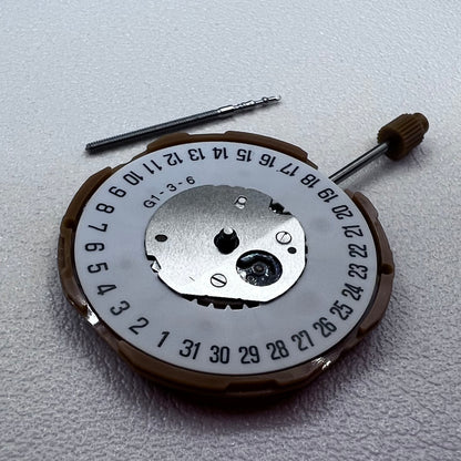 Japan Miyota GM15 Quartz Movement Date@6