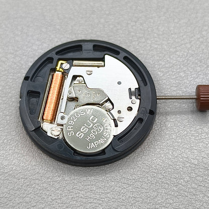 Swiss Ronda 515 Quartz Movement 3 Hands Black Disk Single Calendar@6
