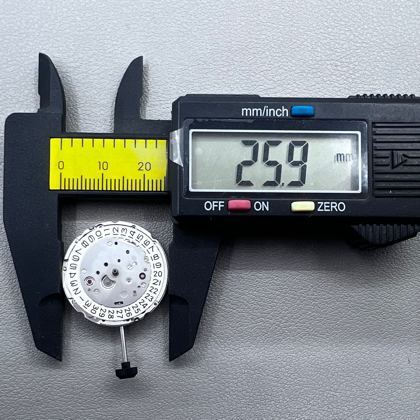 Japan Miyota 9015 Automatic Mechanical Movement Date@3 Silver Plated