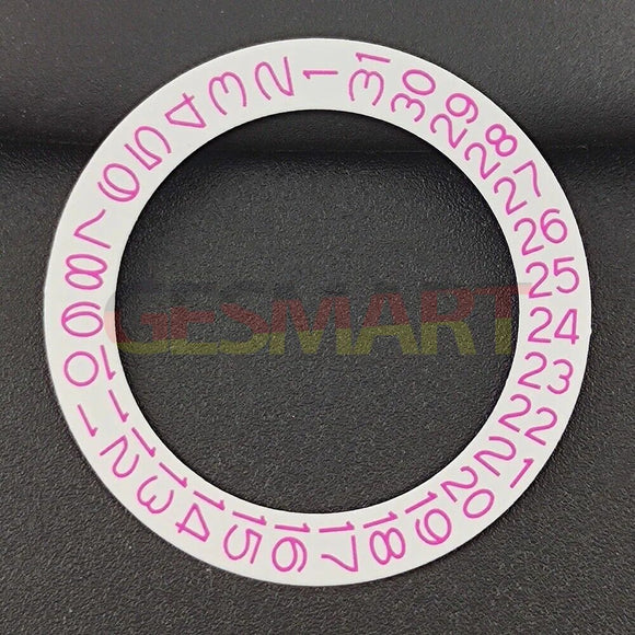 White Background Pink Character Date Disk Date Wheel Overlay for NH35 NH36