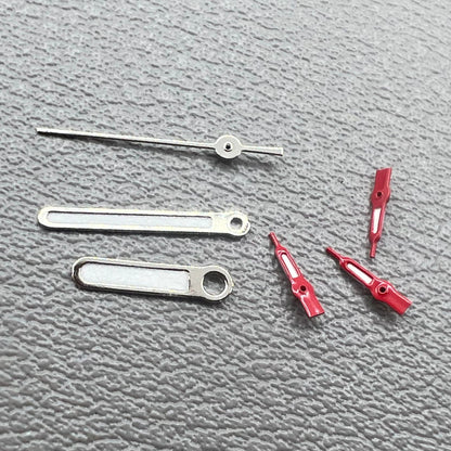 2 Sets Pack Rote Kleine Gebrauchte Uhrenzeiger für VD53 VD54 VD57 Uhrwerk