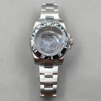 Glass Bottom 40mm Watch Case For Nh35 Nh34/36/38 Eta 2824 Miyota 8215 Submariner