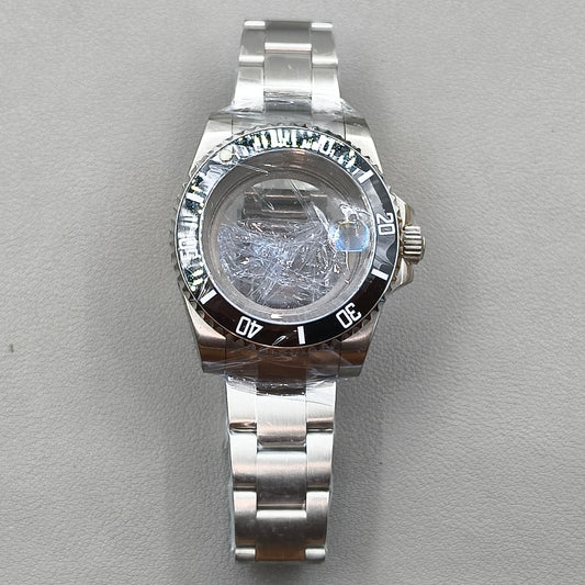 Glass Bottom 40mm Watch Case For Nh35 Nh34/36/38 Eta 2824 Miyota 8215 Submariner