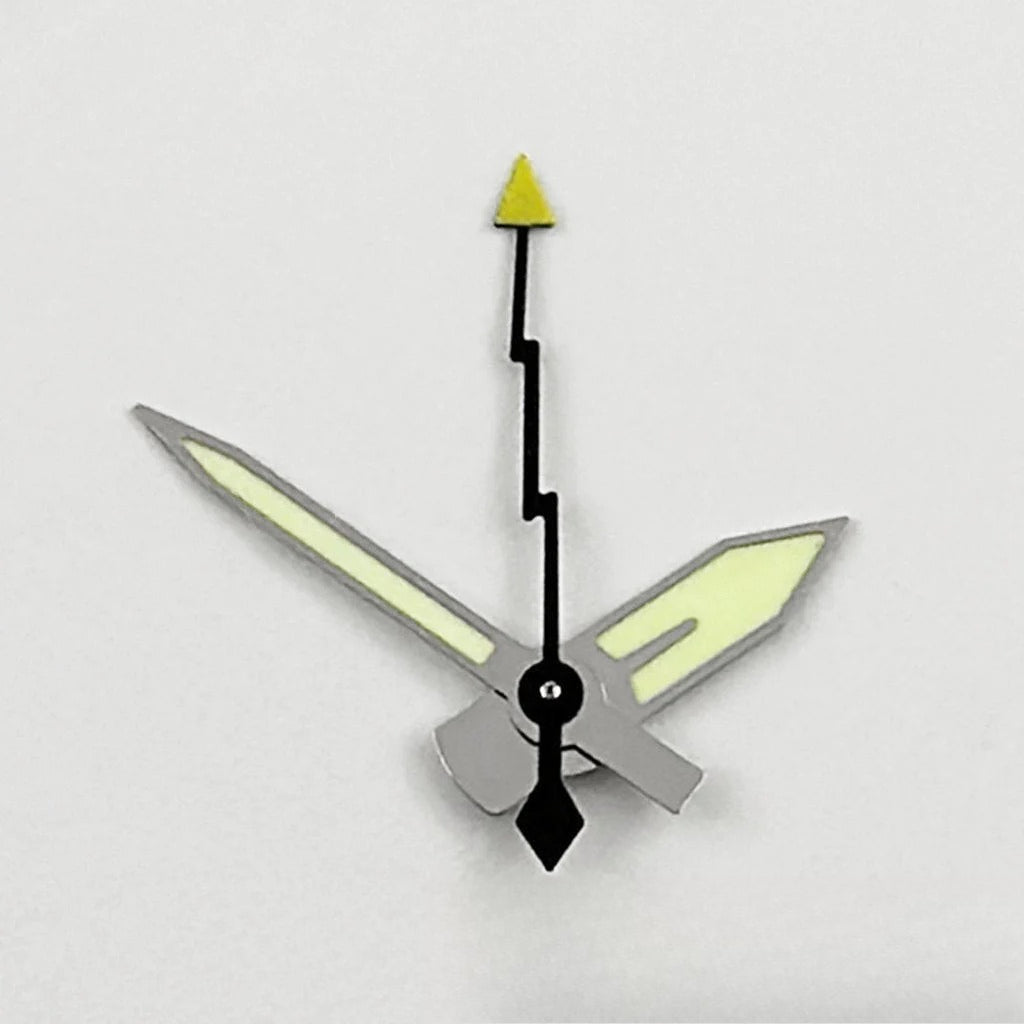 Lightning Second Hand C3 Green Luminous Watch Hands for NH35 NH36 NH38 NH39 NH70