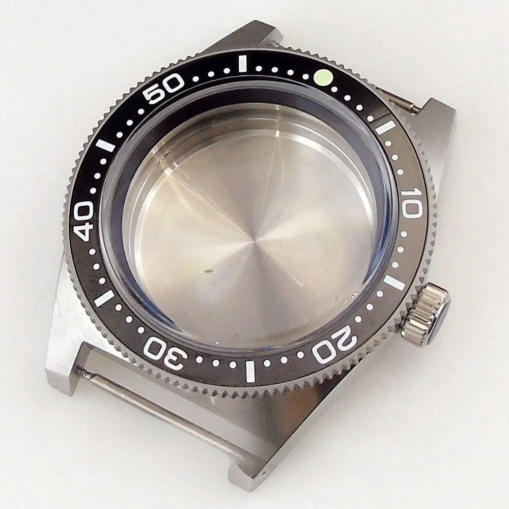 300M Diver 40mm Stainless Steel Watch Case with Ceramic Bezel fit NH35/NH36