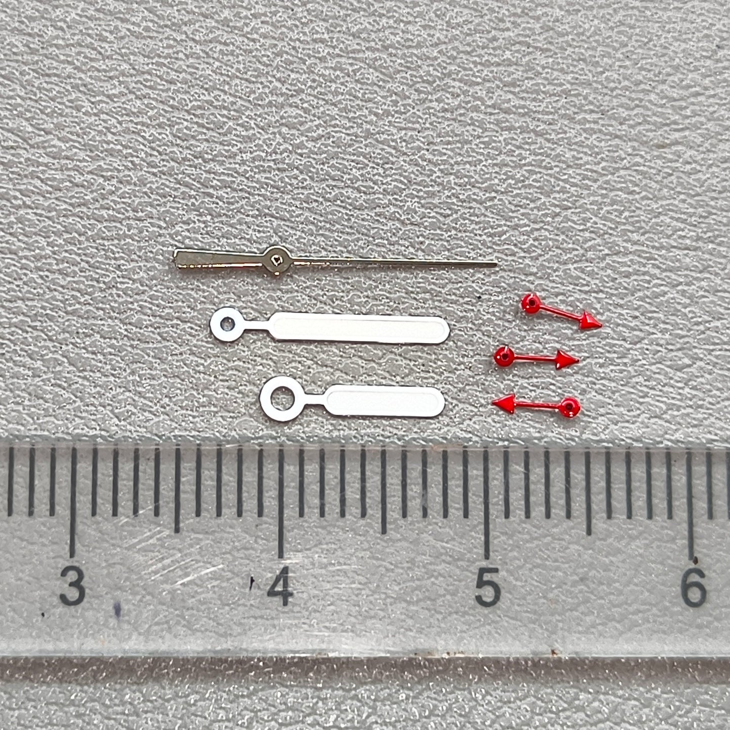 White Trim Silver Second Hands Watch Hands for OS10 OS60 OS80 Movement