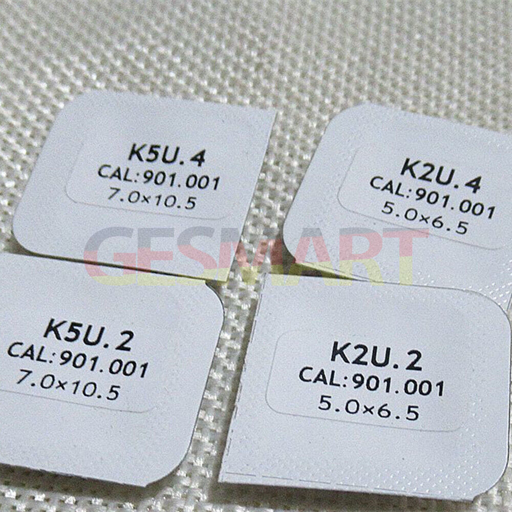 Watch hands set for 901.001 movement by K2U/K5U, precision repair parts for watchmakers.